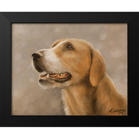 314 Black Modern Wood Framed Art Print by Silver, John