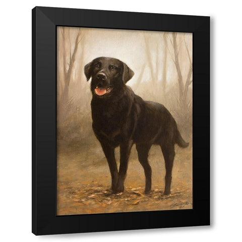 316 Black Modern Wood Framed Art Print with Double Matting by Silver, John