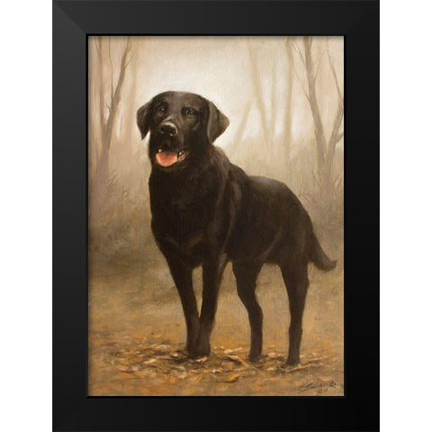 316 Black Modern Wood Framed Art Print by Silver, John