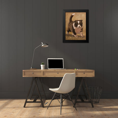 317 Black Modern Wood Framed Art Print by Silver, John