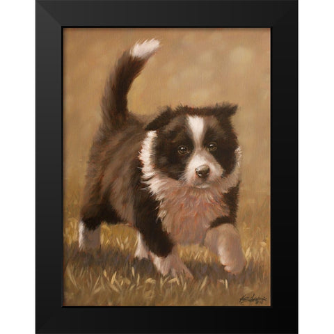 317 Black Modern Wood Framed Art Print by Silver, John