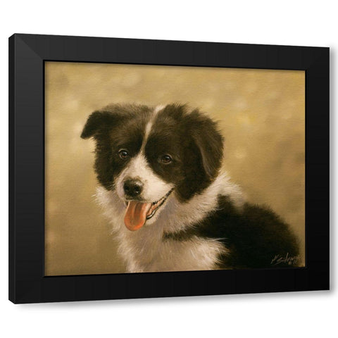 318 Black Modern Wood Framed Art Print with Double Matting by Silver, John