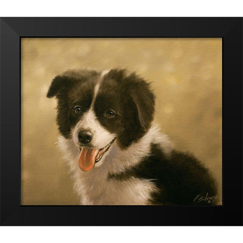 318 Black Modern Wood Framed Art Print by Silver, John