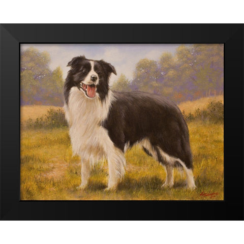 352 Black Modern Wood Framed Art Print by Silver, John