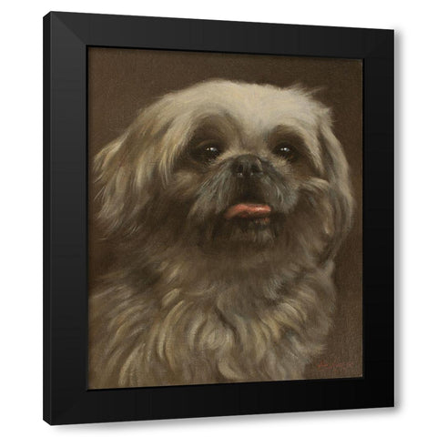 461a Black Modern Wood Framed Art Print with Double Matting by Silver, John