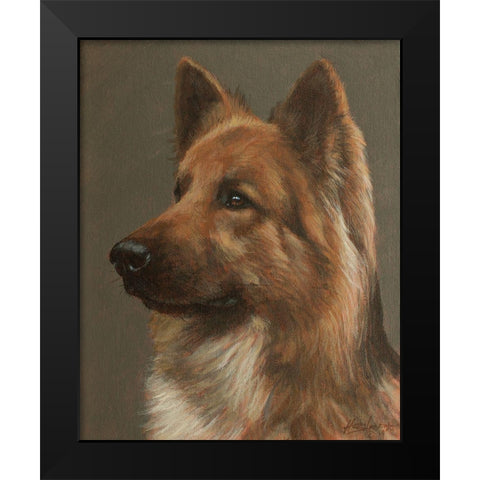 463a Black Modern Wood Framed Art Print by Silver, John