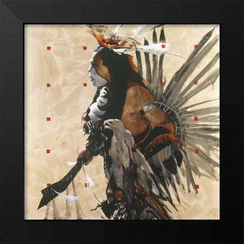 Ben Yahola I I I Black Modern Wood Framed Art Print by Knauf, J.E.