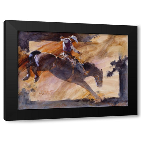 Rusty Black Modern Wood Framed Art Print with Double Matting by Knauf, J.E.