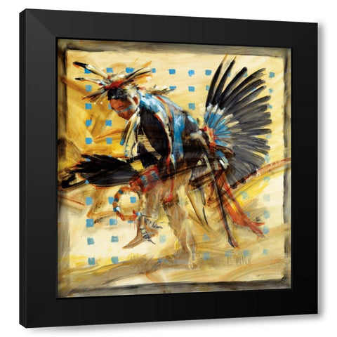 Shift Black Modern Wood Framed Art Print with Double Matting by Knauf, J.E.