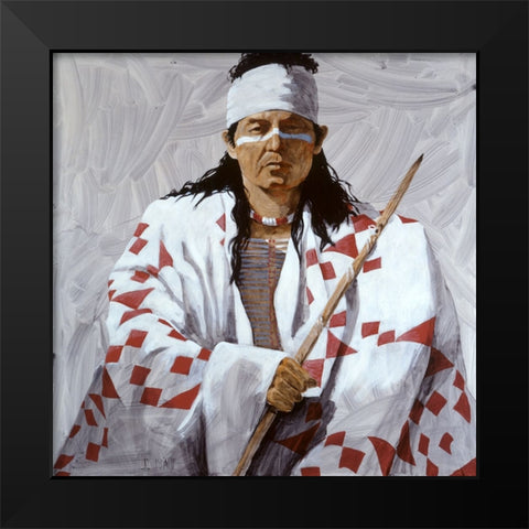 Allie 2 Black Modern Wood Framed Art Print by Knauf, J.E.