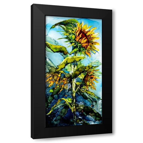 Rise To The Occasion Black Modern Wood Framed Art Print with Double Matting by Art by Leslie Franklin