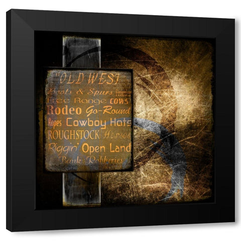 Old West Black Modern Wood Framed Art Print with Double Matting by LightBoxJournal