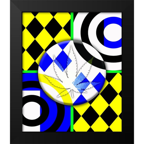 Pot 5 Black Light 2 Black Modern Wood Framed Art Print by LightBoxJournal