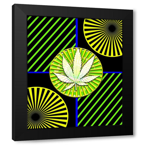 Pot 5 Black Light Black Modern Wood Framed Art Print by LightBoxJournal