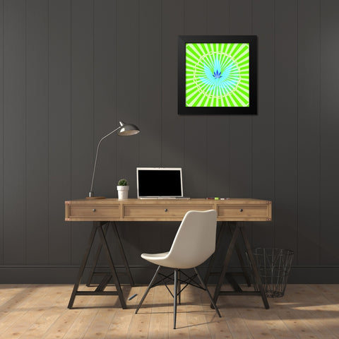 Pot 6 Black Light 3 Black Modern Wood Framed Art Print by LightBoxJournal