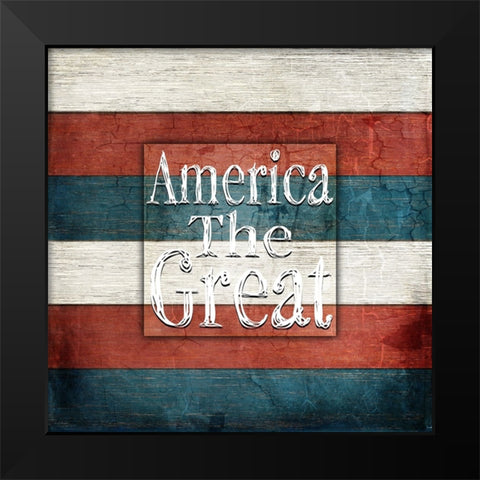 American Freedom Collection 5 Black Modern Wood Framed Art Print by LightBoxJournal