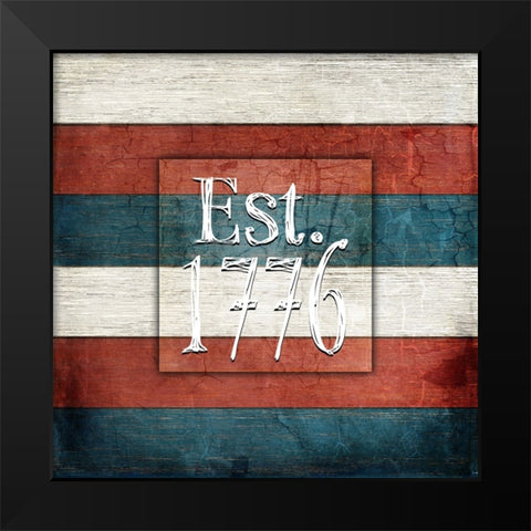 American Freedom Collection 8 Black Modern Wood Framed Art Print by LightBoxJournal
