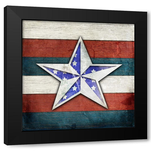 American Freedom Collection V1 Black Modern Wood Framed Art Print by LightBoxJournal