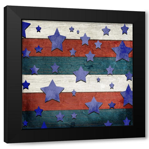 American Freedom Collection V2 Black Modern Wood Framed Art Print with Double Matting by LightBoxJournal