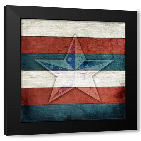 American Freedom Collection V4 Black Modern Wood Framed Art Print by LightBoxJournal