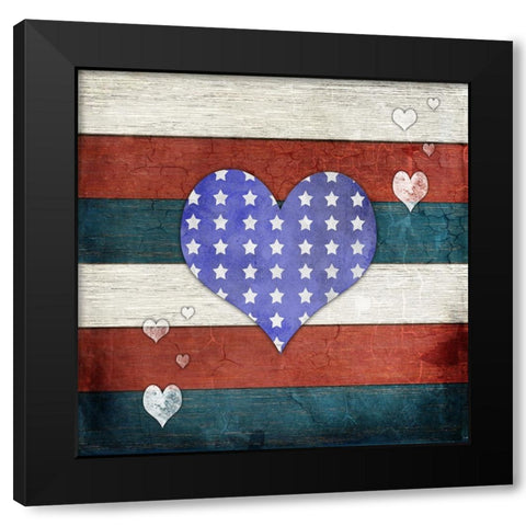 American Freedom Collection V5 Black Modern Wood Framed Art Print by LightBoxJournal