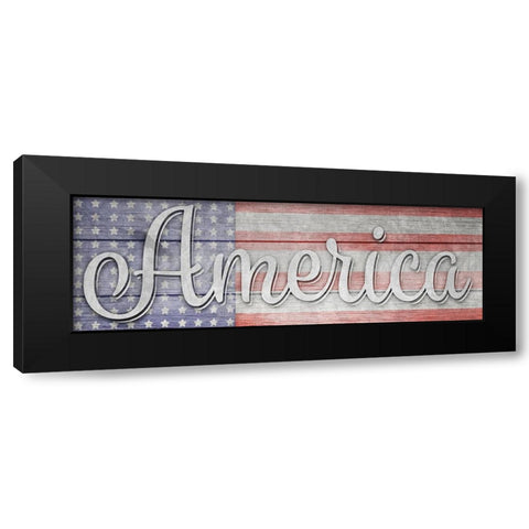 American Workshop Series 3 V6 Signs 3 Black Modern Wood Framed Art Print by LightBoxJournal