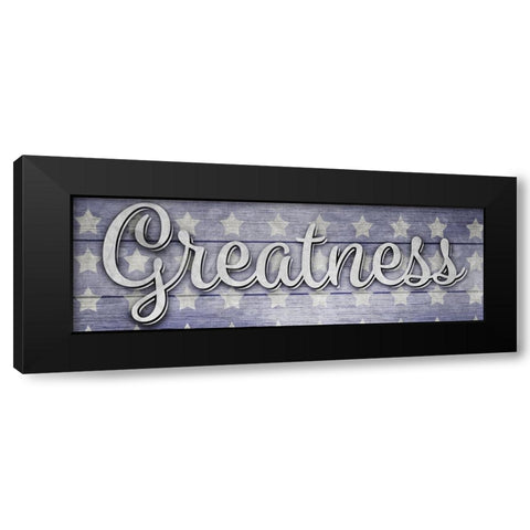 American Workshop Series 3 V6 Signs 16 Black Modern Wood Framed Art Print with Double Matting by LightBoxJournal