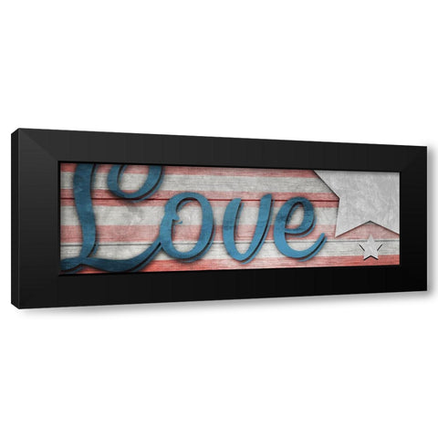 American Workshop Series 3 V6 Signs 22 Black Modern Wood Framed Art Print with Double Matting by LightBoxJournal