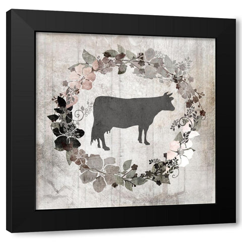 DownOnTheFarm V5 Black Modern Wood Framed Art Print by LightBoxJournal