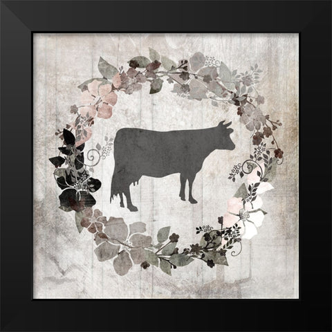 DownOnTheFarm V5 Black Modern Wood Framed Art Print by LightBoxJournal