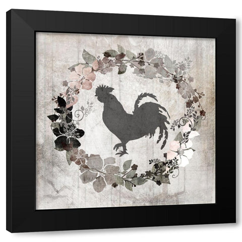 DownOnTheFarm V6 Black Modern Wood Framed Art Print by LightBoxJournal