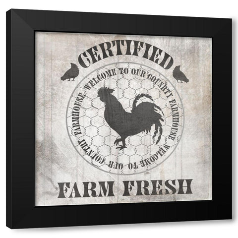 DownOnTheFarmCountry V1 Black Modern Wood Framed Art Print by LightBoxJournal