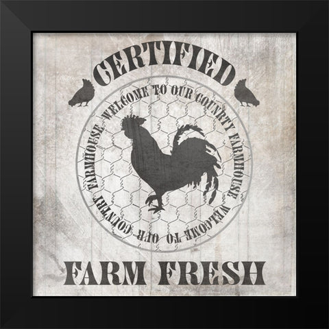 DownOnTheFarmCountry V1 Black Modern Wood Framed Art Print by LightBoxJournal