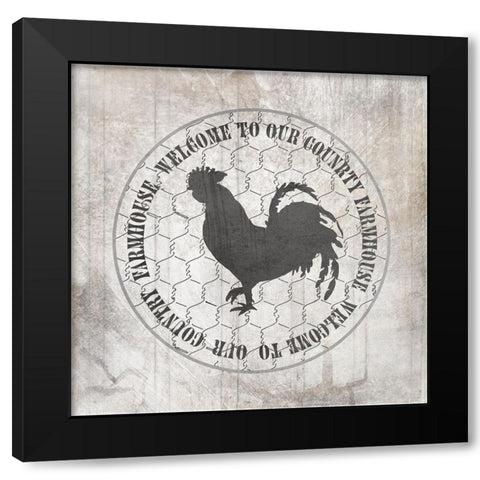 DownOnTheFarmCountry V5 Black Modern Wood Framed Art Print by LightBoxJournal