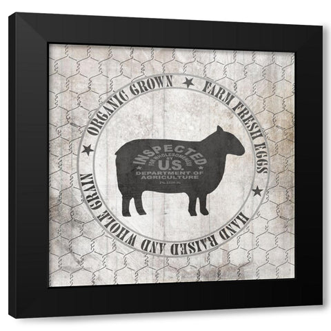 DownOnTheFarmCountry V9 Black Modern Wood Framed Art Print by LightBoxJournal