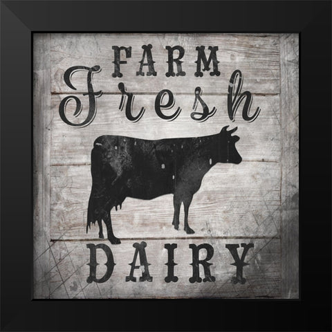 FarmFresh V1 Black Modern Wood Framed Art Print by LightBoxJournal