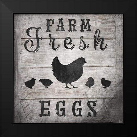 FarmFresh V2 Black Modern Wood Framed Art Print by LightBoxJournal