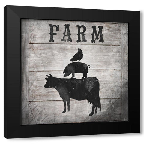 FarmFresh V5 Black Modern Wood Framed Art Print with Double Matting by LightBoxJournal