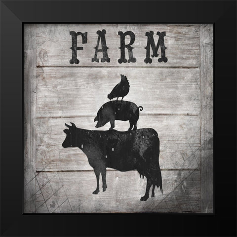 FarmFresh V5 Black Modern Wood Framed Art Print by LightBoxJournal