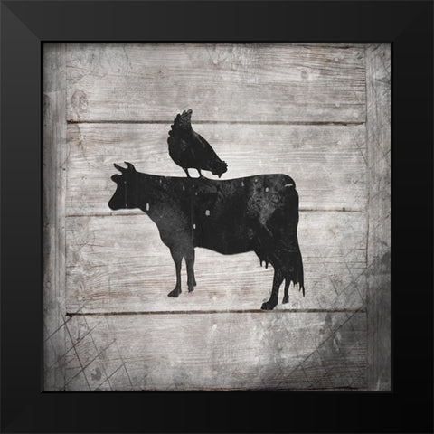 FarmFresh V8 Black Modern Wood Framed Art Print by LightBoxJournal