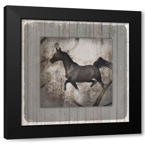 GypsyHorse Collection V1 12 Black Modern Wood Framed Art Print with Double Matting by LightBoxJournal