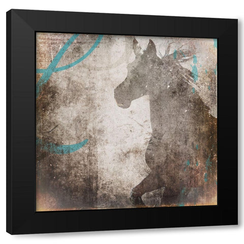 GypsyHorse Collection V2 1 Black Modern Wood Framed Art Print with Double Matting by LightBoxJournal