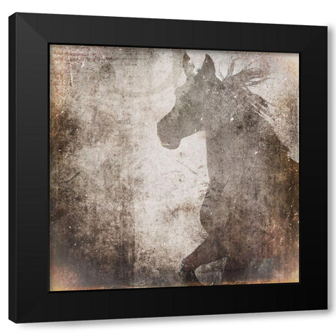 GypsyHorse Collection V2 8 Black Modern Wood Framed Art Print with Double Matting by LightBoxJournal