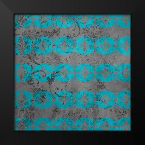 GypsyHorse CollectionSurfacePattern V1 17 Black Modern Wood Framed Art Print by LightBoxJournal