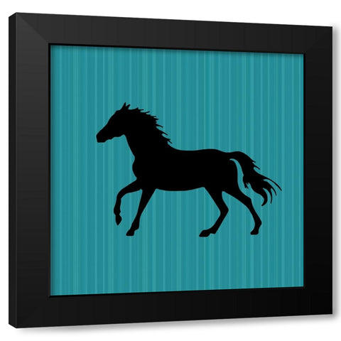 GypsyHorse CollectionSurfacePattern V2 12 Black Modern Wood Framed Art Print by LightBoxJournal
