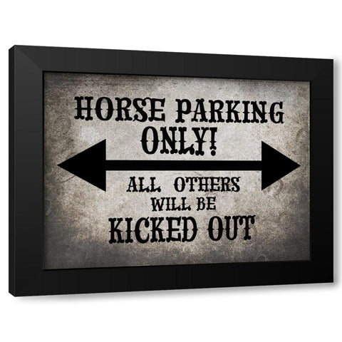 GypsyHorse CollectionSurfacePattern V4 7 Black Modern Wood Framed Art Print by LightBoxJournal