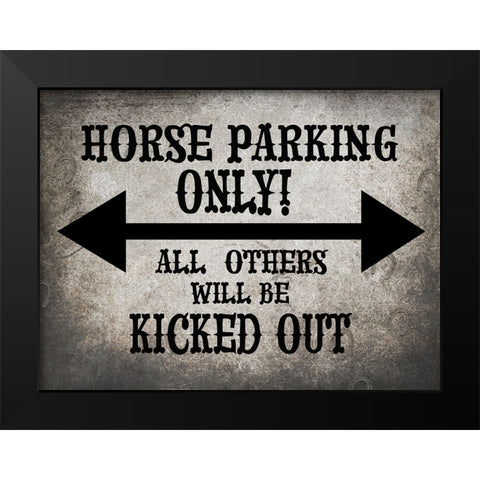 GypsyHorse CollectionSurfacePattern V4 7 Black Modern Wood Framed Art Print by LightBoxJournal