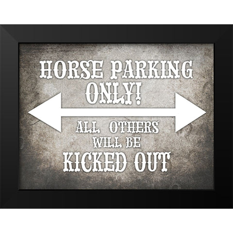 GypsyHorse CollectionSurfacePattern V4 8 Black Modern Wood Framed Art Print by LightBoxJournal