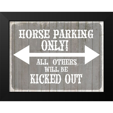 GypsyHorse CollectionSurfacePattern V4 9 Black Modern Wood Framed Art Print by LightBoxJournal