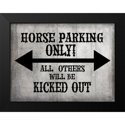 GypsyHorse CollectionSurfacePattern V4 10 Black Modern Wood Framed Art Print by LightBoxJournal